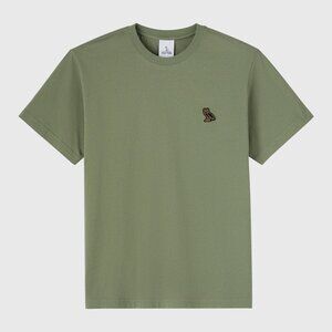 OVO Essentials Crewneck T Shirt Olive Green